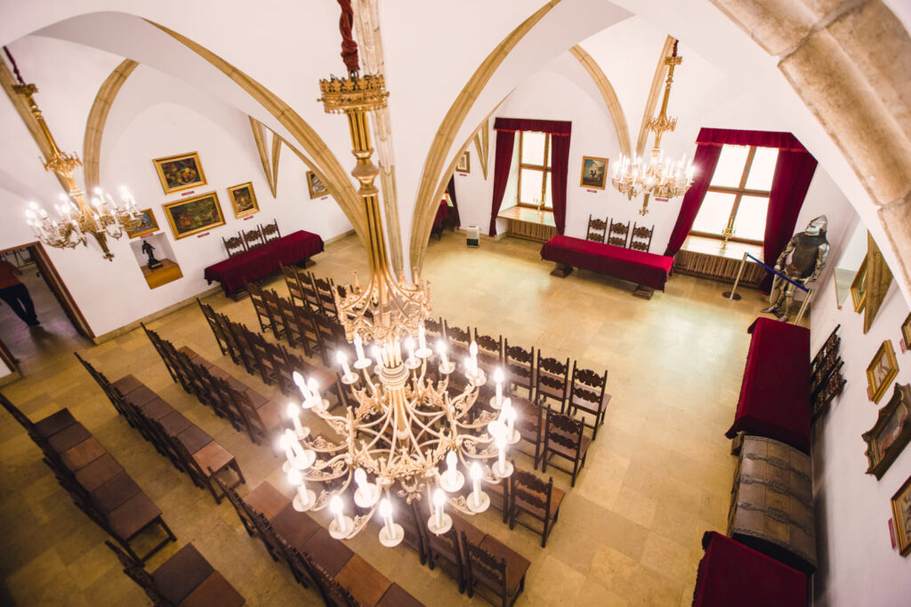 Sala konferencyjna w Zamku Żupnym