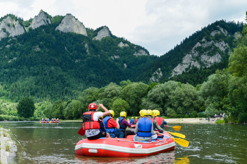 Spływ pontonowy Dunajcem