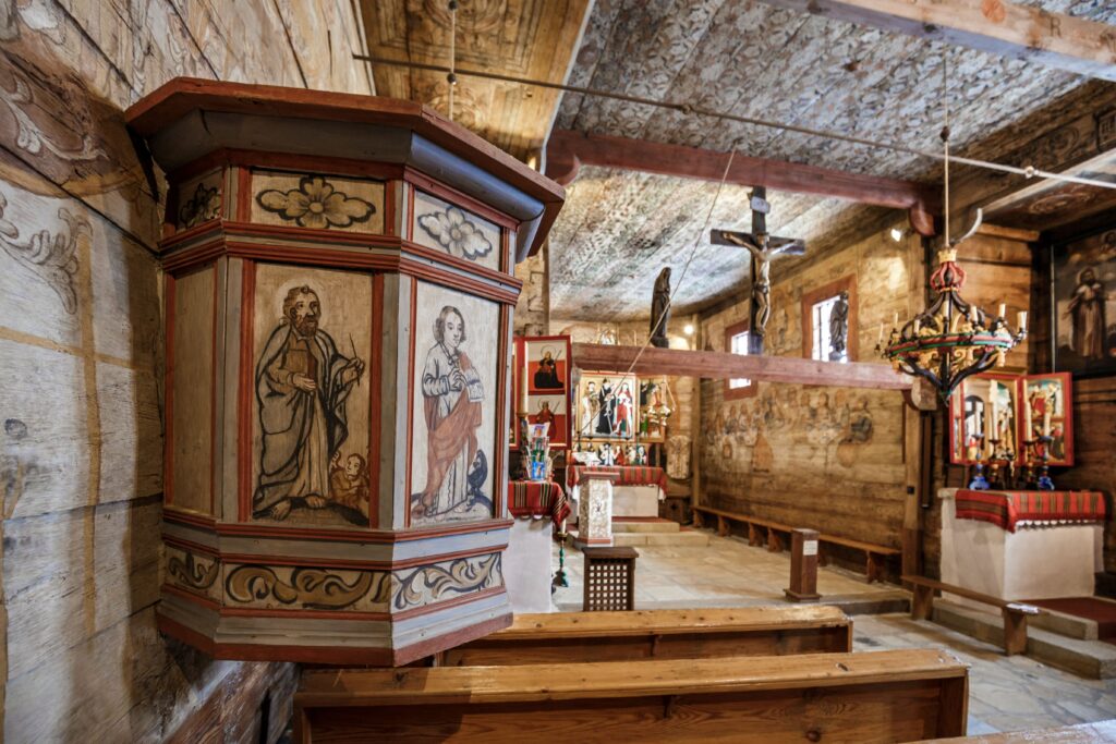 Kościół w Lipnicy Murowanej - wnętrze