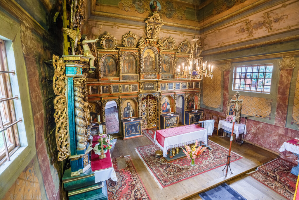 Cerkiew w Owczarach - wnętrze