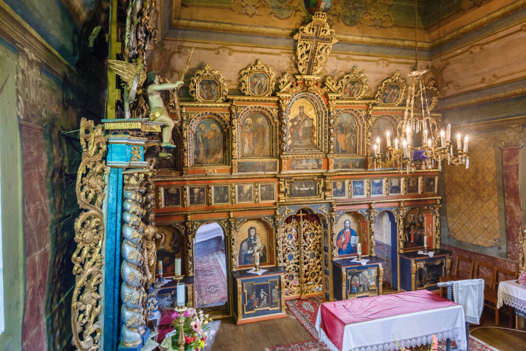 Cerkiew w Owczarach - wnętrze