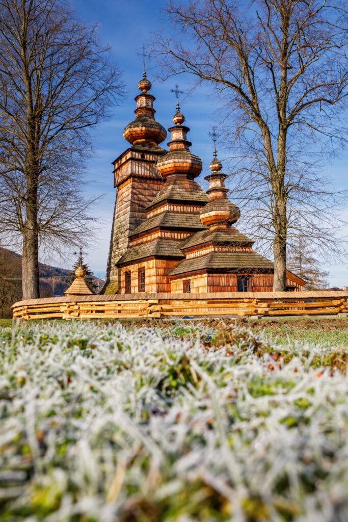 Cerkiew w Kwiatoniu zimą