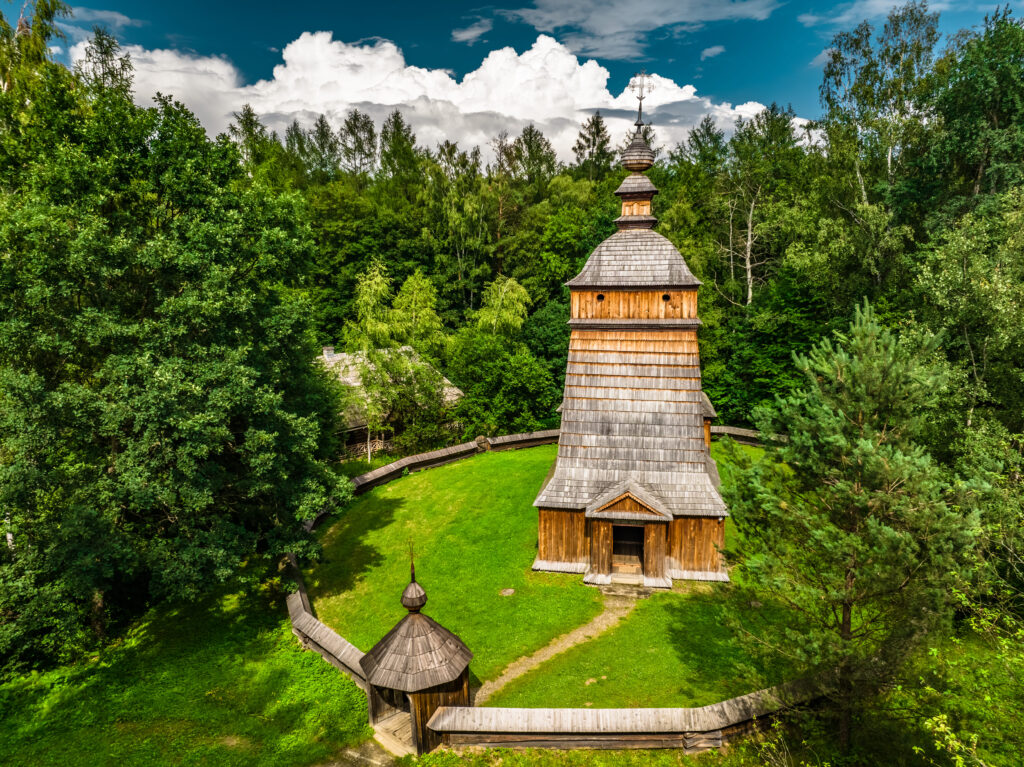 Cerkiew pw. św. Dymitra w Sądeckim Parku Etnograficznym
